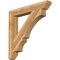 Ekena Millwork Balboa Slat Rough Sawn Bracket, Western Red Cedar, 6"W x 44"D x 44"H BKT06X44X44BOA06RWR - alternate 1